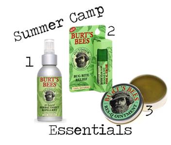 burts bees camp