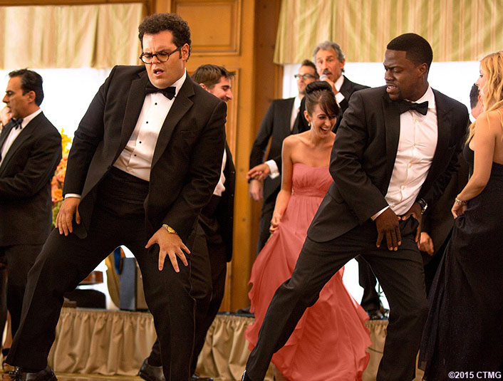 Jimmy (Kevin Hart) with Doug (Josh Gad) in Screen Gems' "The Wedding Ringer." (Sony Pictures Entertainment Inc.)