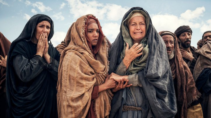 A.D. THE BIBLE CONTINUES -- "The Tomb Is Open" Episode 101 -- Pictured: (l-r) Chipo Chung as Mary Magdalene, Greta Scacchi as Mother Mary