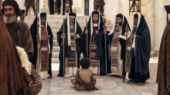 A.D.THE BIBLE CONTINUES -- "Brothers in Arms" Episode 110 -- Pictured:   -- (Photo by: Joe Alblas/LightWorkers Media/NBC)